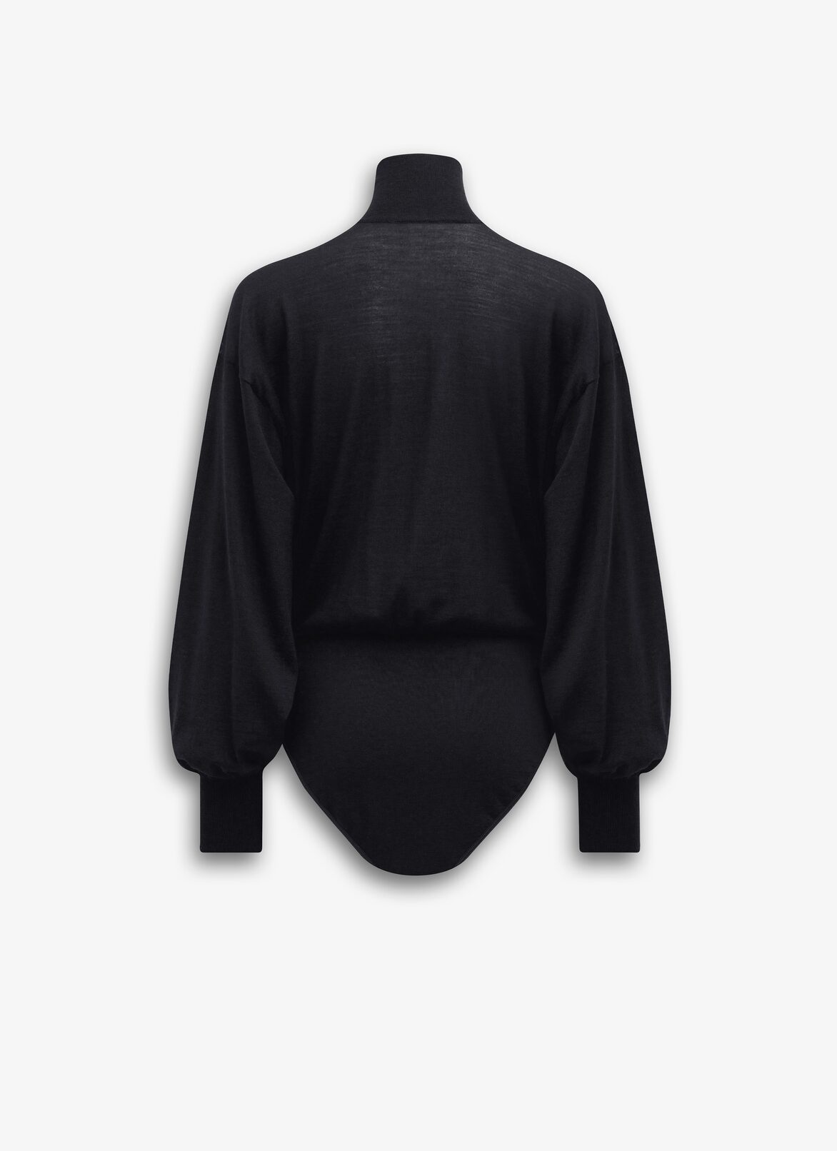 FINE KNIT BODYSUIT ALAÏA BLACK FINE KNIT BODYSUIT